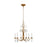 Visual Comfort Studio Shannon 6-Lt Med Chandelier, Ant Gild/Crystal - CC1616ADB