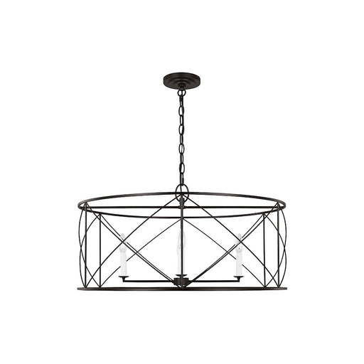 Visual Comfort Studio Beatrix 4 Light Extra Large Lantern, Aged Iron - CC1624AI