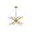 Visual Comfort Studio Eastyn 12-Lt Med Chandelier, Burnished Brass - CC16712BBS