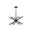 Visual Comfort Studio Eastyn 12 Light Med Chandelier, Midnight - CC16712MBK