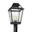 Visual Comfort Studio Falmouth 4 Light Post Lantern, Zinc/Clear