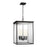 Visual Comfort Studio Freeport 4-Lt Med Out Pendant, Copper/Clear - CO1154HTCP