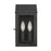 Visual Comfort Studio Hingham 2-Lt SM Out Wall Lantern, Black/Clear - CO1252TXB