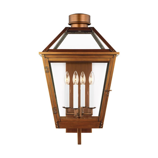 Visual Comfort Studio Hyannis 4-Lt XL Lantern, Copper/Clear - CO1364NCP