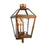 Visual Comfort Studio Hyannis 4-Lt XL Lantern, Copper/Clear