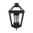 Visual Comfort Studio Hyannis 4-Lt XL Lantern, Black/Clear - CO1364TXB