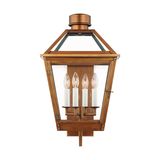 Visual Comfort Studio Hyannis 4-Lt Large Lantern, Copper/Clear - CO1374NCP