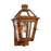 Visual Comfort Studio Hyannis Extra SM Wall Lantern, Copper/Clear