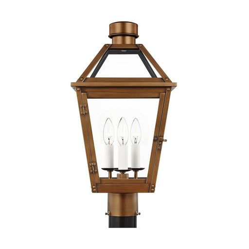 Visual Comfort Studio Hyannis 3 Light Med Post, Natural Copper/Clear - CO1413NCP