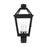 Visual Comfort Studio Hyannis 3 Light Med Post, Textured Black/Clear - CO1413TXB