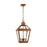 Visual Comfort Studio Hyannis 4-Lt Large Out Pendant, Copper/Clear - CO1424NCP