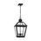 Visual Comfort Studio Hyannis 4-Lt Large Out Pendant, Black/Clear - CO1424TXB