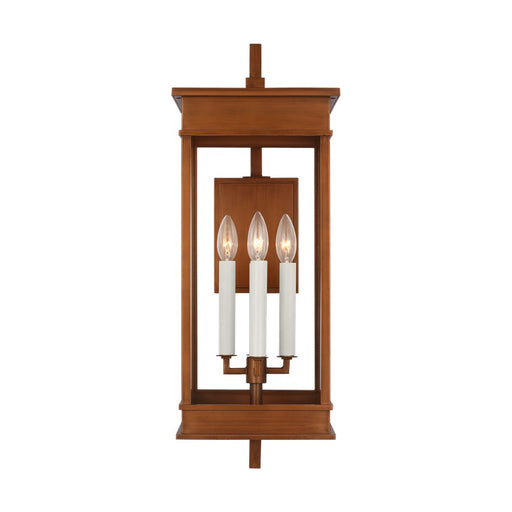 Visual Comfort Studio Cupertino 4Lt 10" Outdoor Wall Lantern, Copper - CO1444NCP