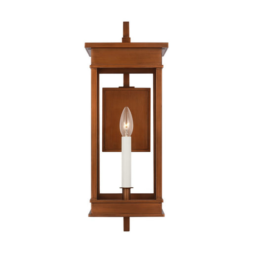 Visual Comfort Studio Cupertino 1Lt 7" Outdoor Wall Lantern, Copper - CO1451NCP