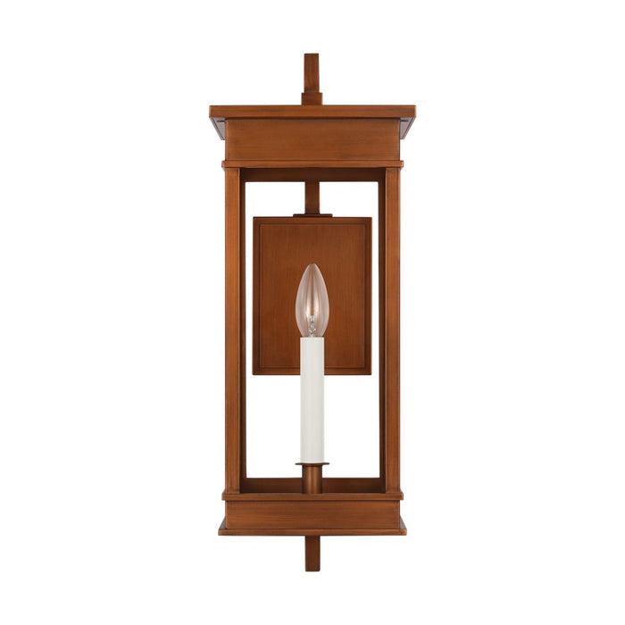 Visual Comfort Studio Cupertino 1Lt 7" Outdoor Wall Lantern, Copper