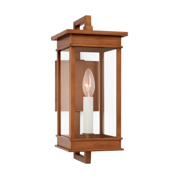 Visual Comfort Studio Cupertino 1Lt 6" Outdoor Wall Lantern, Copper