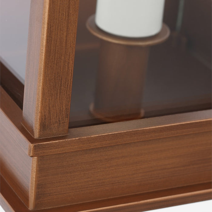 Visual Comfort Studio Cupertino 1Lt 6" Outdoor Wall Lantern, Copper