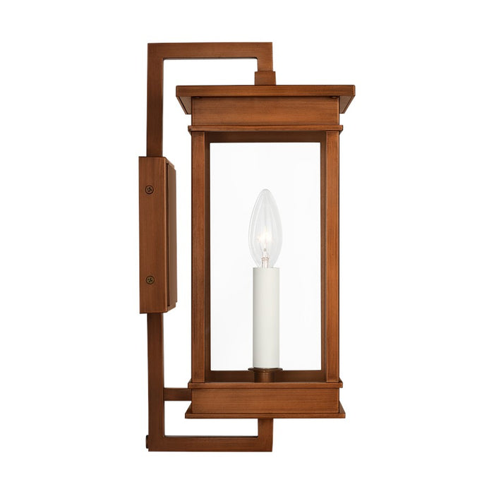 Visual Comfort Studio Cupertino 1Lt 6" Outdoor Wall Lantern, Copper