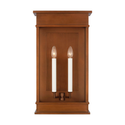 Visual Comfort Studio Cupertino 2Lt 23" Outdoor Wall Lantern, Copper - CO1472NCP