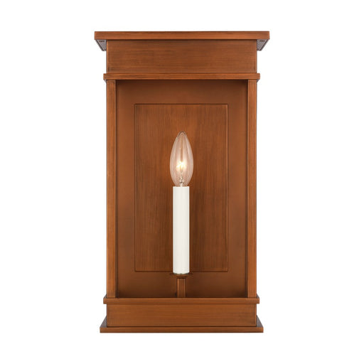 Visual Comfort Studio Cupertino 1Lt 9" Outdoor Wall Lantern, Copper - CO1491NCP