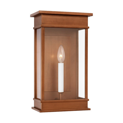 Visual Comfort Studio Cupertino 1Lt 9" Outdoor Wall Lantern, Copper