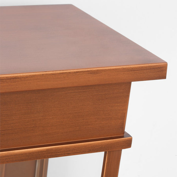 Visual Comfort Studio Cupertino 1Lt 9" Outdoor Wall Lantern, Copper