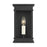 Visual Comfort Studio Cupertino 1-Lt Mini Wall Lantern, Black/Clear - CO1511TXB