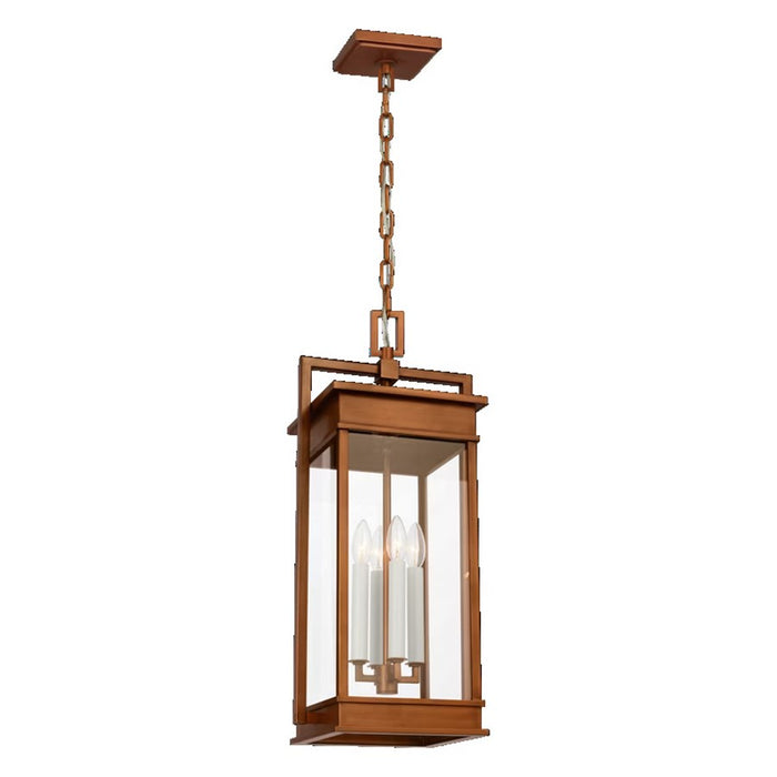 Visual Comfort Studio Cupertino 4Lt Outdoor Pendant, Copper - CO1534NCP