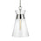 Visual Comfort Studio Atlantic 1-Lt Narrow Pendant, Pol Nickel/Clear