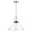 Visual Comfort Studio Atlantic 1-Lt Wide Pendant, Pol Nickel/Clear - CP1031PN