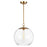 Visual Comfort Studio Atlantic 1-Lt Round Pendant, Burnished/Clear - CP1041BBS