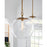 Visual Comfort Studio Atlantic 1-Lt Round Pendant, Burnished/Clear