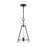 Visual Comfort Studio Keystone 1 Light Med Pendant, Iron/Clear - CP1081AI