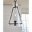 Visual Comfort Studio Keystone 1 Light Med Pendant, Iron/Clear