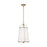 Visual Comfort Studio Stonington 1-Lt Hanging Shade, Ant Gild/White - CP1101ADB