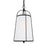 Visual Comfort Studio Stonington 1-Lt SM Hanging Shade, Steel/White