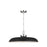 Visual Comfort Studio Wellfleet 1-Lt Large Wide Pendant, BK/Nickel