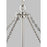 Visual Comfort Studio Carat 1 Light Small Pendant, Polished Nickel