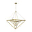 Visual Comfort Studio Carat 1 Light Large Pendant, Burnished Brass