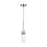 Visual Comfort Studio Geneva 1-Lt Med Pendant, Pol Nickel/Clear