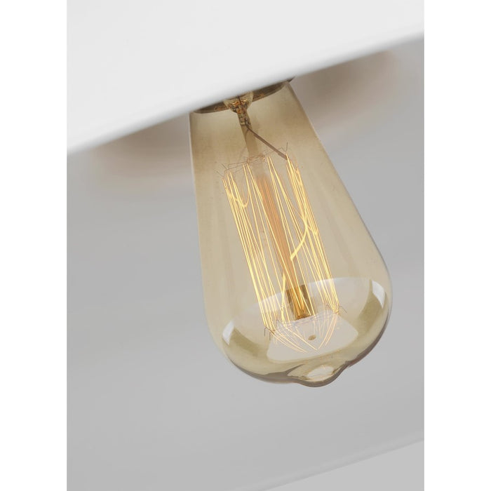 Visual Comfort Studio Wellfleet 1-Lt Med Wide Pendant, WH/BS