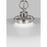 Visual Comfort Studio Wellfleet 1-Lt Med Wide Pendant, WH/Nickel