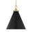 Visual Comfort Studio Wellfleet 1-Lt Med Cone Pendant, BK/BS