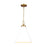 Visual Comfort Studio Wellfleet 1-Lt Med Cone Pendant, WH/BS