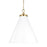 Visual Comfort Studio Wellfleet 1-Lt Large Cone Pendant, WH/BS