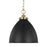 Visual Comfort Studio Wellfleet 1-Lt Med Dome Pendant, BK/BS