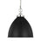 Visual Comfort Studio Wellfleet 1-Lt Med Dome Pendant, BK/Nickel