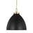 Visual Comfort Studio Wellfleet 1-Lt Large Dome Pendant, BK/BS