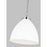 Visual Comfort Studio Wellfleet 1-Lt Large Dome Pendant, WH/Nickel