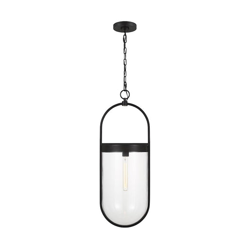 Visual Comfort Studio Blaine 1 Light Large Pendant, Aged Iron/Clear - CP1361AI